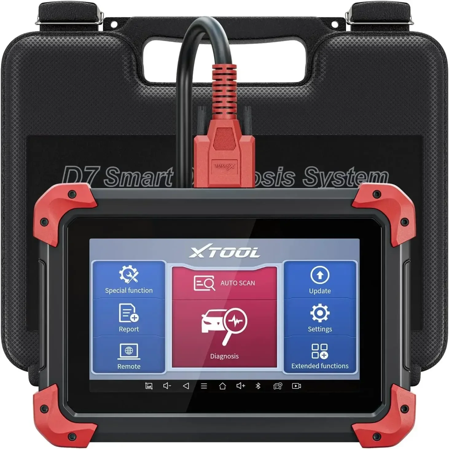 Para ferramenta de digitalização bidirecional D7: 2024 mais nova ferramenta de diagnóstico de scanner automotivo com codificação ECU