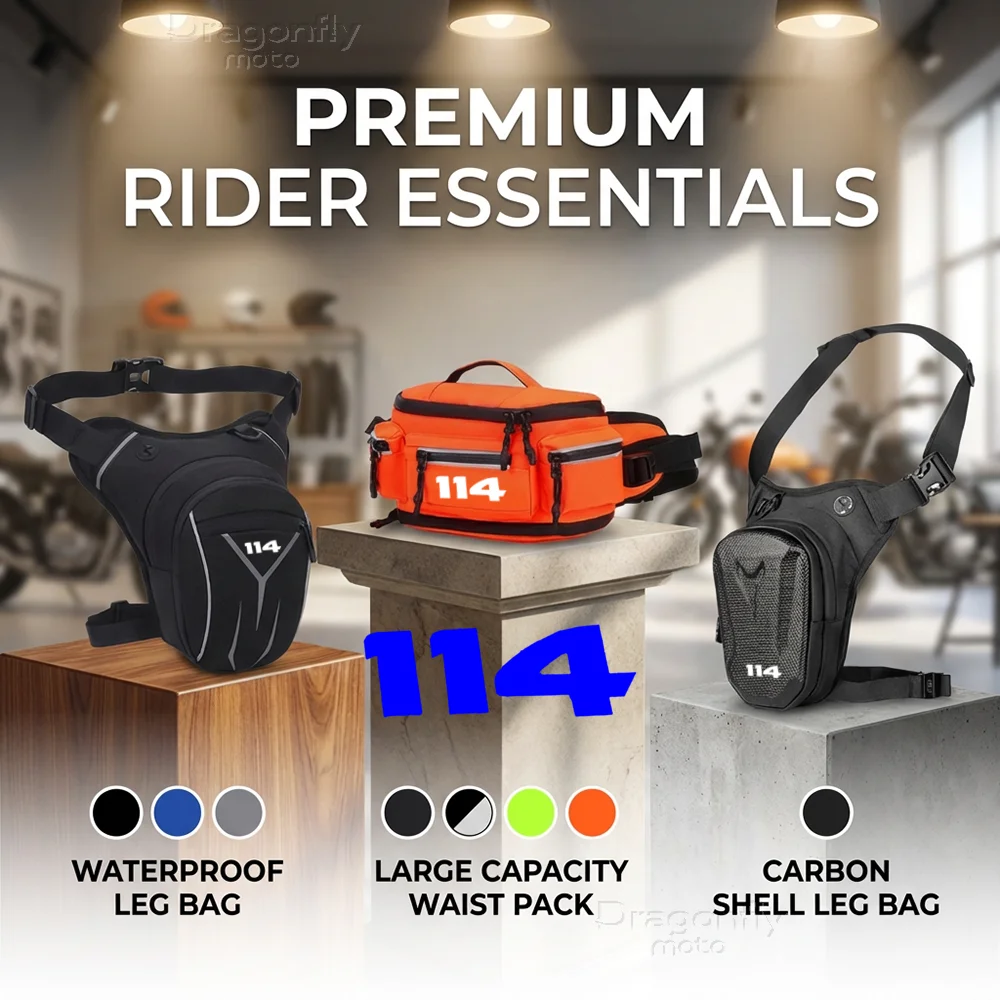 

Водонепроницаемая сумка на ногу/пояс для мотоцикла Harley Softail Fat Boy 114 FLFB FLFBS Street Bob 2018-2025 2024, для райдеров, для велосипедов