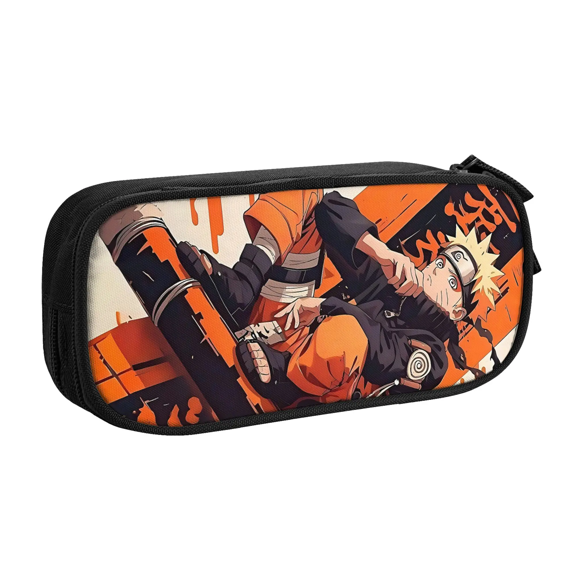 

Large Capacity Bags for Child Cartoon Naruto anime comic School Pencil Bag for Boys Gilrs Kids