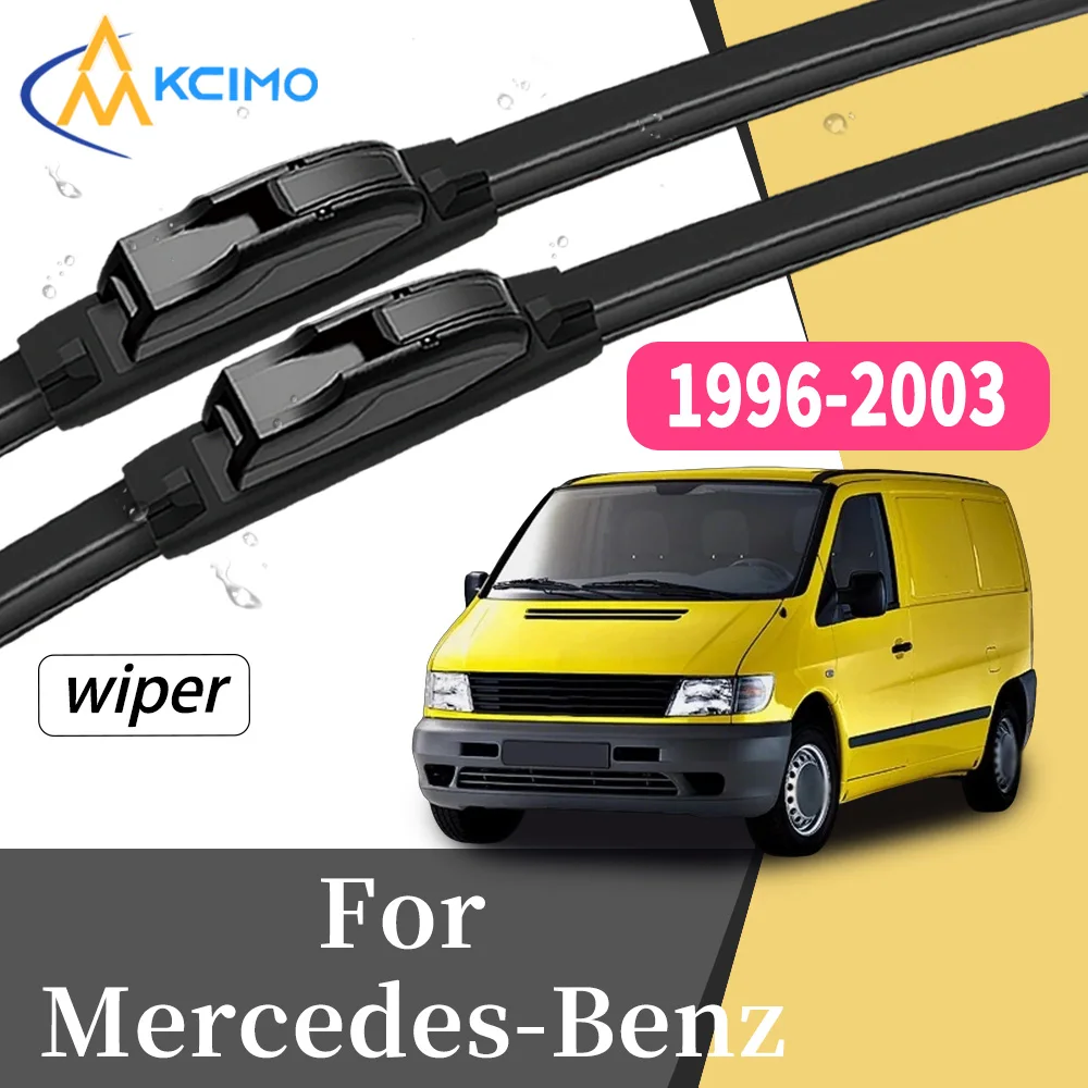 

Wiping 2Pcs Front Windscreen Wiper Blades For Mercedes-Benz Vito W638 1996-2003 Viano V-Class Windshield Car Exterior Accessory