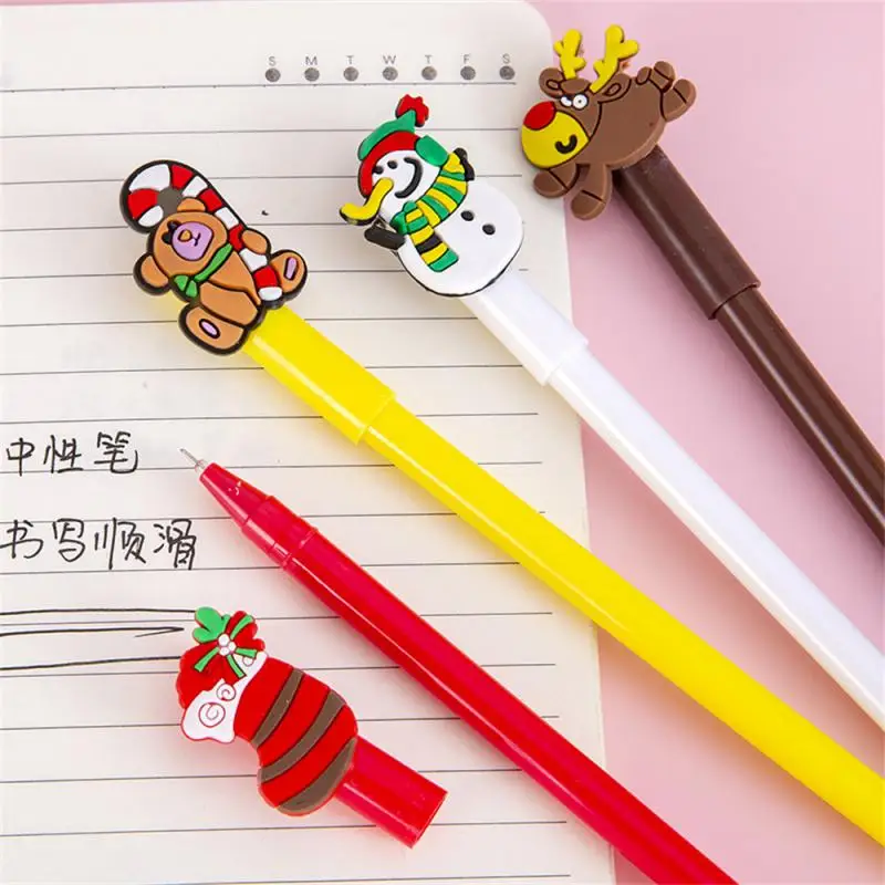Sticker Neutral Pen Lovely Fun Creative Unique Cartoon Christmas Gifts For Children Creative Sticker Pen Set Gifts For Children