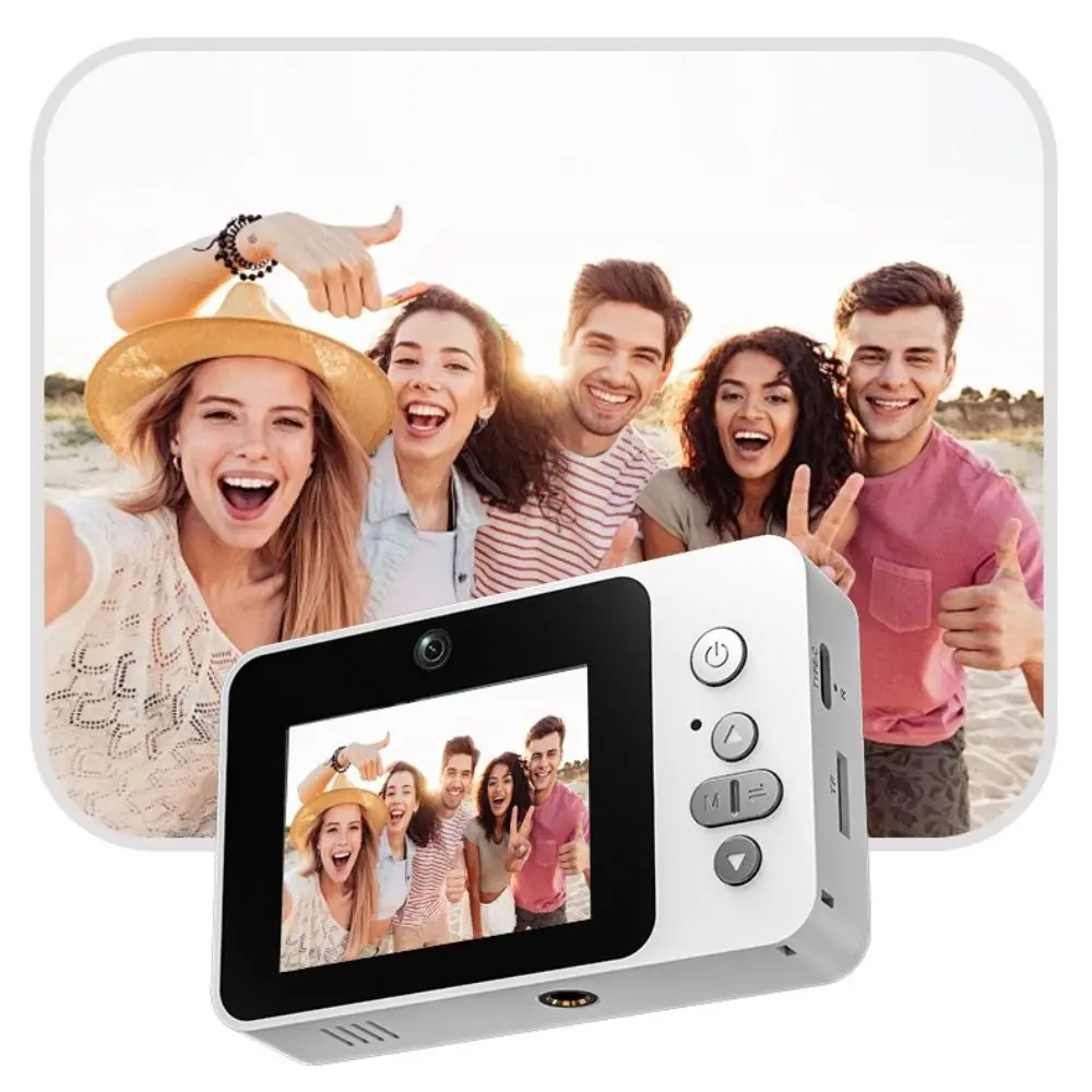 2.4IN Screen Retro CCD Digital Camera Full/Semi Mirror Design MP3 Music Playback Vlog Camera HD Video Portable Video Camera