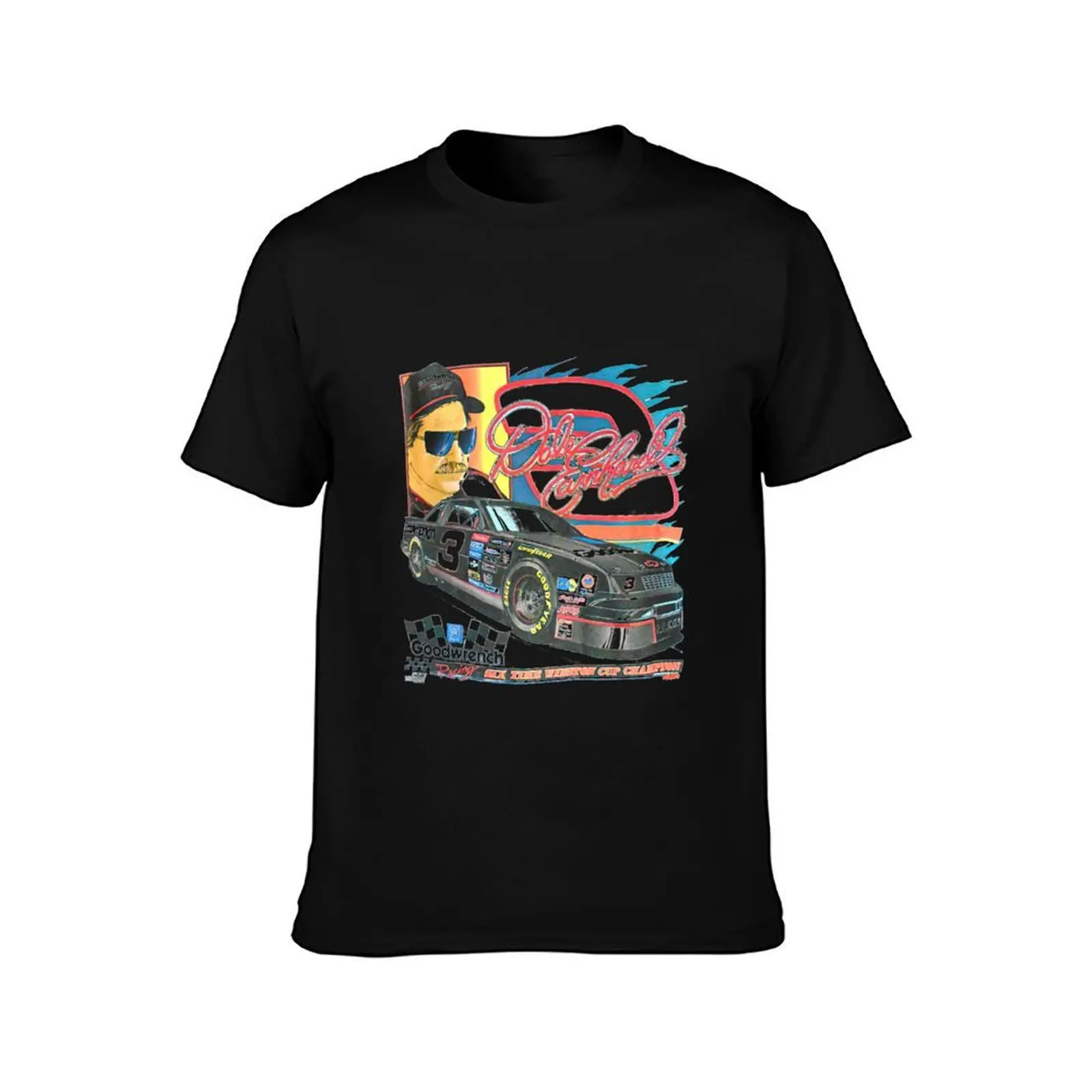 Dale Earnhardt NASCAR Racing T-Shirt Casual Street Style Short Sleeve Tee T-Shirt