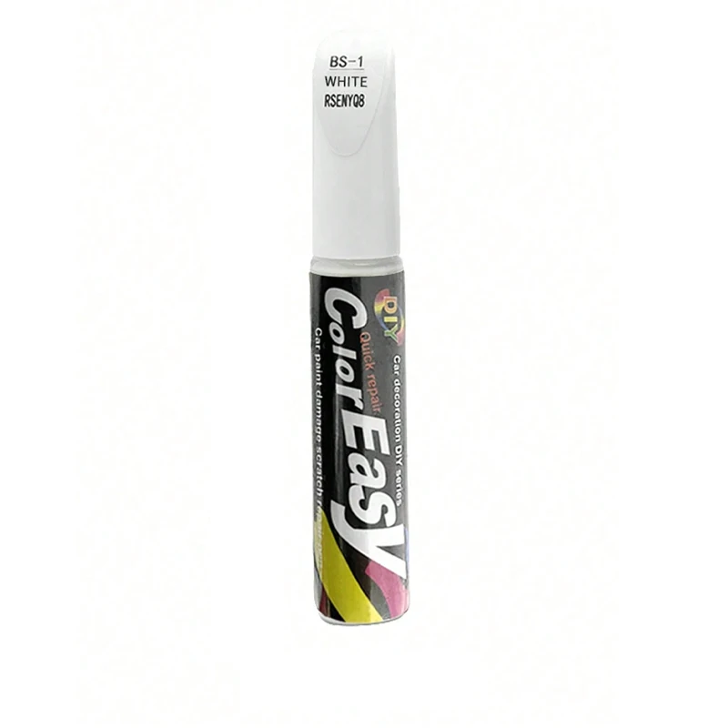Pincel de pintura do carro Pearl White Scratch Repair, Artefatos Preto para Remover Marcas, Especial