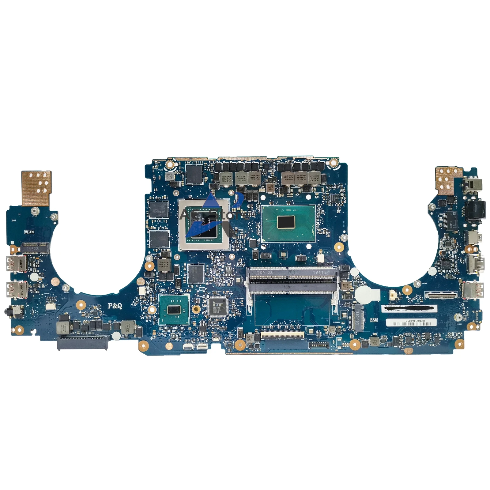 Imagem -03 - Placa-mãe para Laptop para Asus Gl502vy Gl502v Gl502 Mainboard I76700hq Gtx980m8g 4g Notebook Ddr4