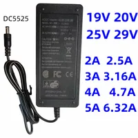 12V 18V 19V 20v 24V 25v 28V 29V 32V 1A 2A 2.5A 3A 3.16A 3.42A 4A 4.7a 5A 6A 6.32a Adaptador de fuente de alimentación AC DC Transformador