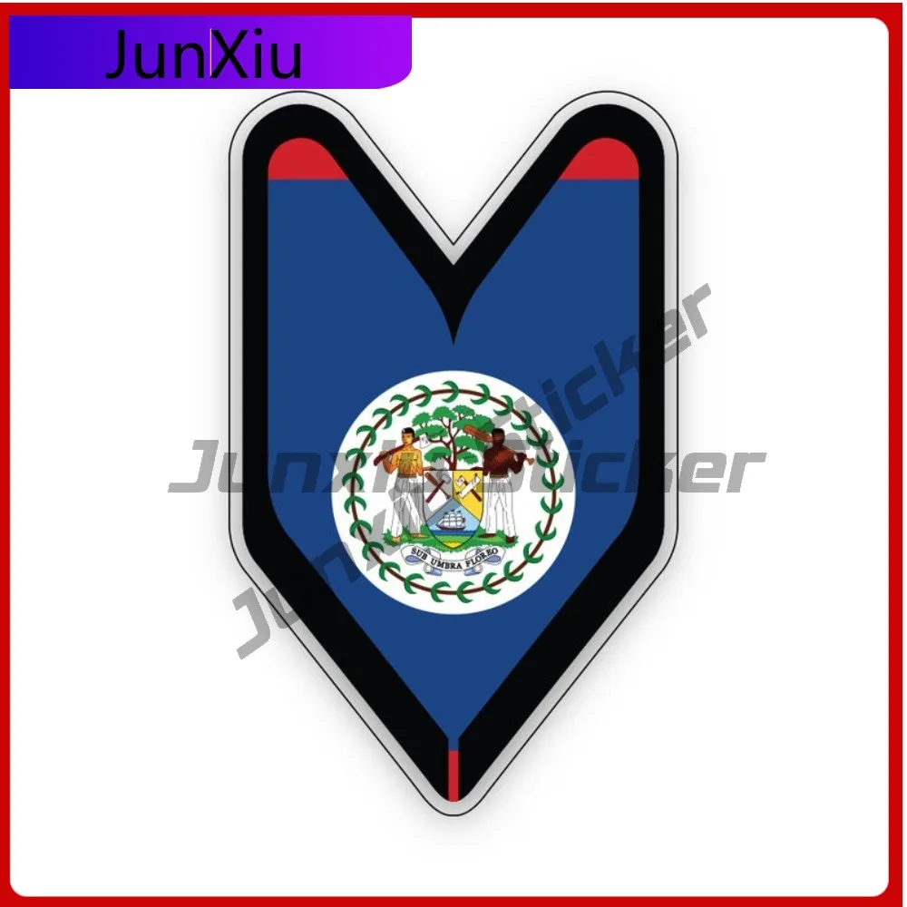 

Belizean Driver Badge Stickerwaterproof Outdoor Decalswakaba Cool Laptop Waterproof Vinyl Decal For Cars Fun Unique High Quality