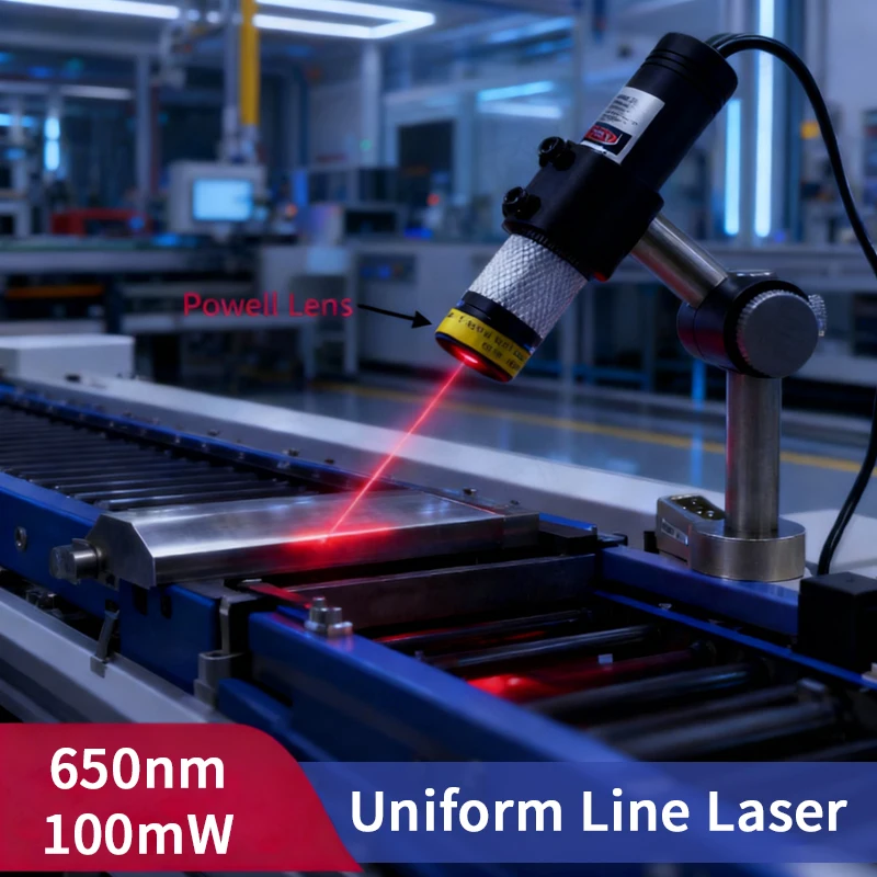 

CUSTOM Uniform Line Laser Red 650 нм, 100 МВт, угол вентилятора 30 градусов, 60-70 мкм с фокусируемым размером D20X90 мм, 5 В постоянного тока