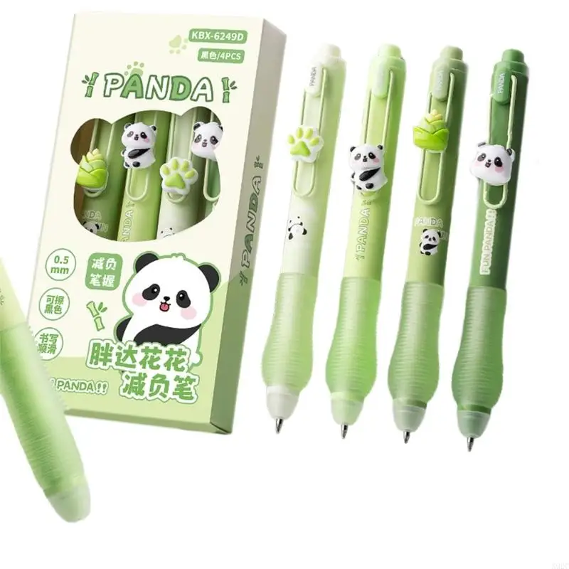 4Pieces Erasable Gel Pen Erasable Retractable Gel Pen for Student Class Reward