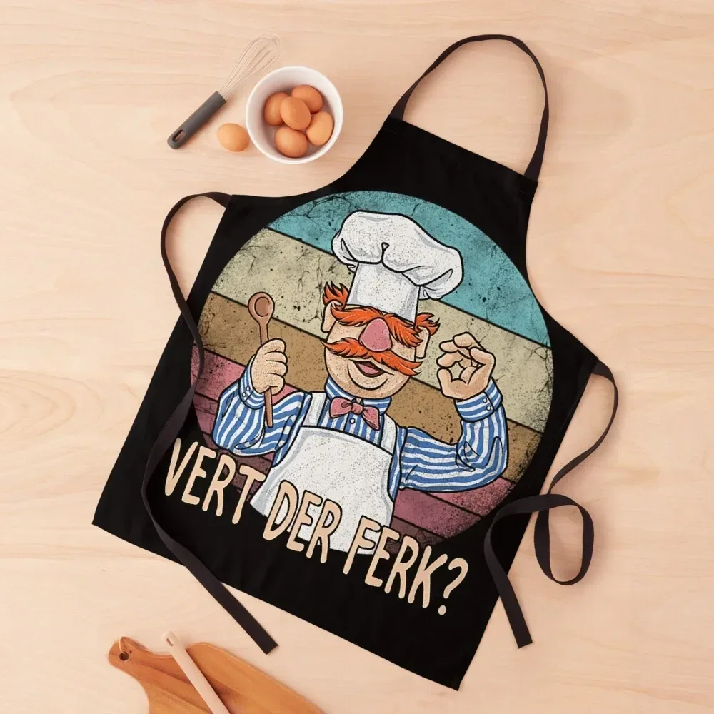 

the swedish chef Apron Kitchen Special Accessories Cooking Clothes nail tech supplies Restaurant Apron