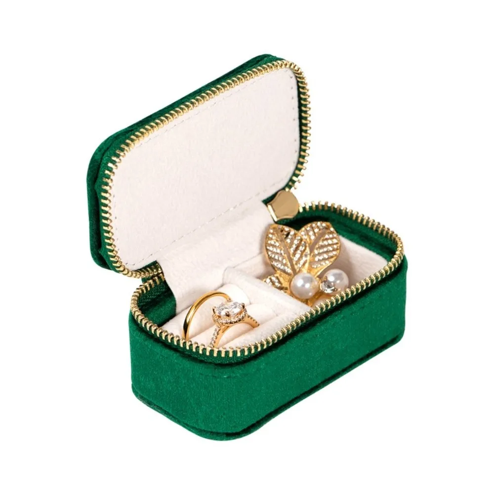 

Storage Case Engagement Ring Box Necklace Fashion Accessories Mini Velvet Jewelry Box Square Rectangle Velvet Vintage Ring Case