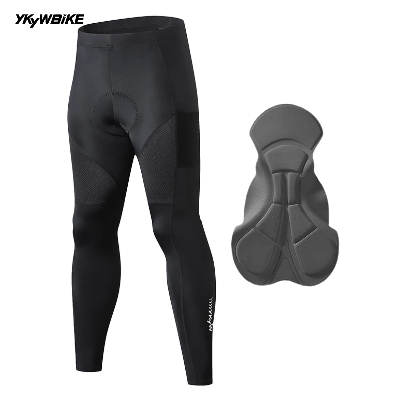 

YKYWBIKE Men Cycling Long Tight Cycling Pants Road Bike Tights Cycling Trousers Riding Bicycle Pants