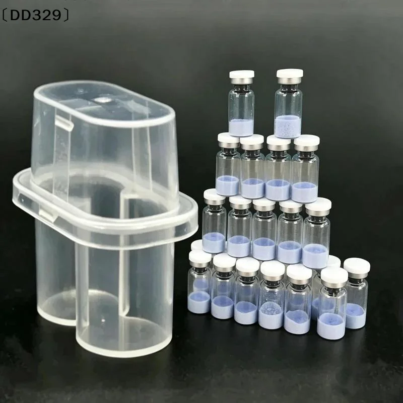 10Pcs Mini Vial Case 3ml Peptide Storage Box Injection Vial Holder Peptide Freezer  Case Refrigerator Peptide Container〔DD329〕