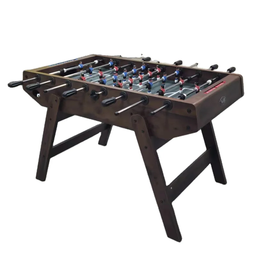 Black texture standard size football soccer table game with cup holder Indoor entertainment