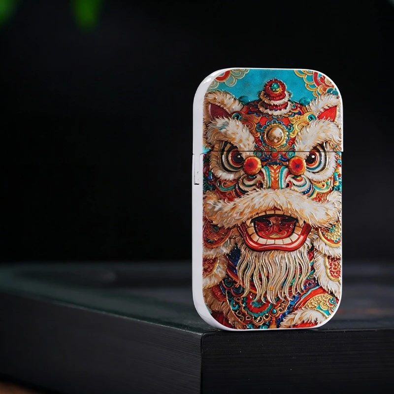 Color Printed Popular Ultra-thin Inflatable Lighter, Windproof, Durable and Good-looking Boyfriend Mini Lighter