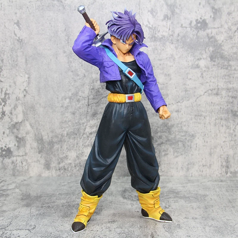 44cm Anime Figure Dragon Ball Z Goku Trunks Action Figure GK statua oversize modello in PVC giocattoli per regali per bambini modello a mano grande