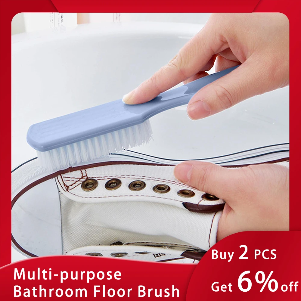 

Laundry brush Sneaker cleaner brush Easy to hang Not easy to break Multifunctional bathroom floor brush Cleaning clothes brush