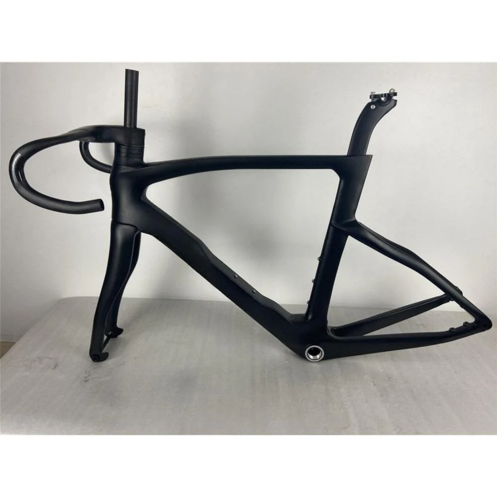 

F14 Carbon Road Frame Speed Bike Frames BB68 Disc/Rim Brake Racing Bicycle Frameset+Handlebar Custom painting DPD UPS 100 Colors