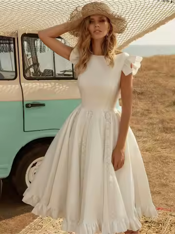 New Dresses For Woman Evening Dress Elegant Vestidos Solid Color Vacation Temperament Banquet Simple Style Fashion Comfortable