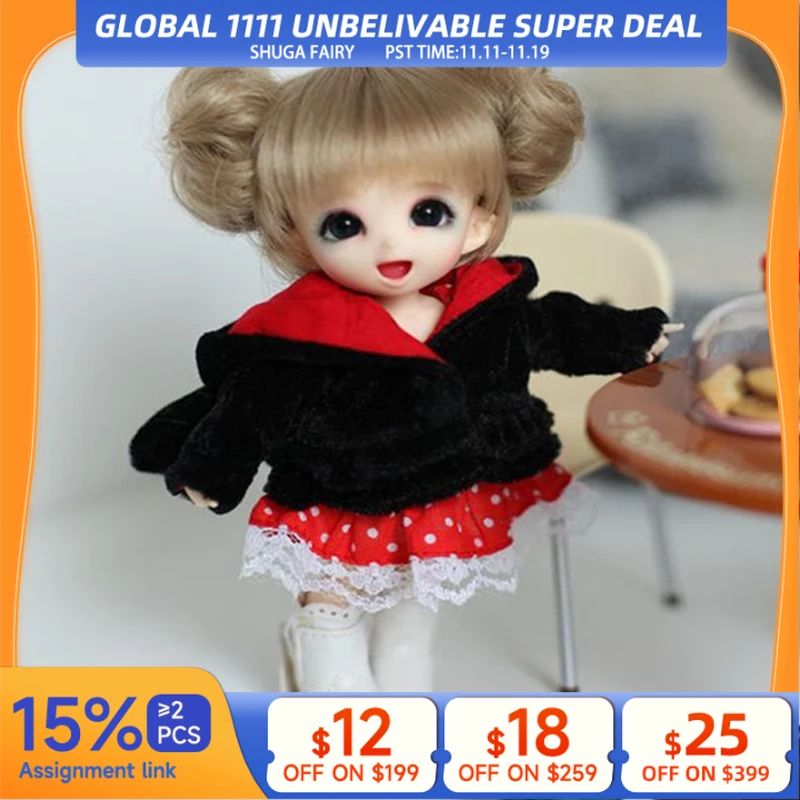 

Fairyland Pukipuki Pongpong bjd sd dolls 1/12 body model girls boys eyes High Quality shop resin Free eyes