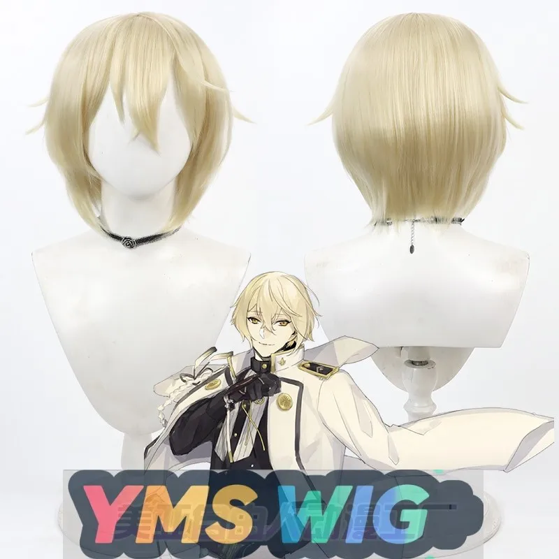 

【YMS WIG】Touken Ranbu ONLINE Higekiri Cosplay Wig Light Blue Scalp Style