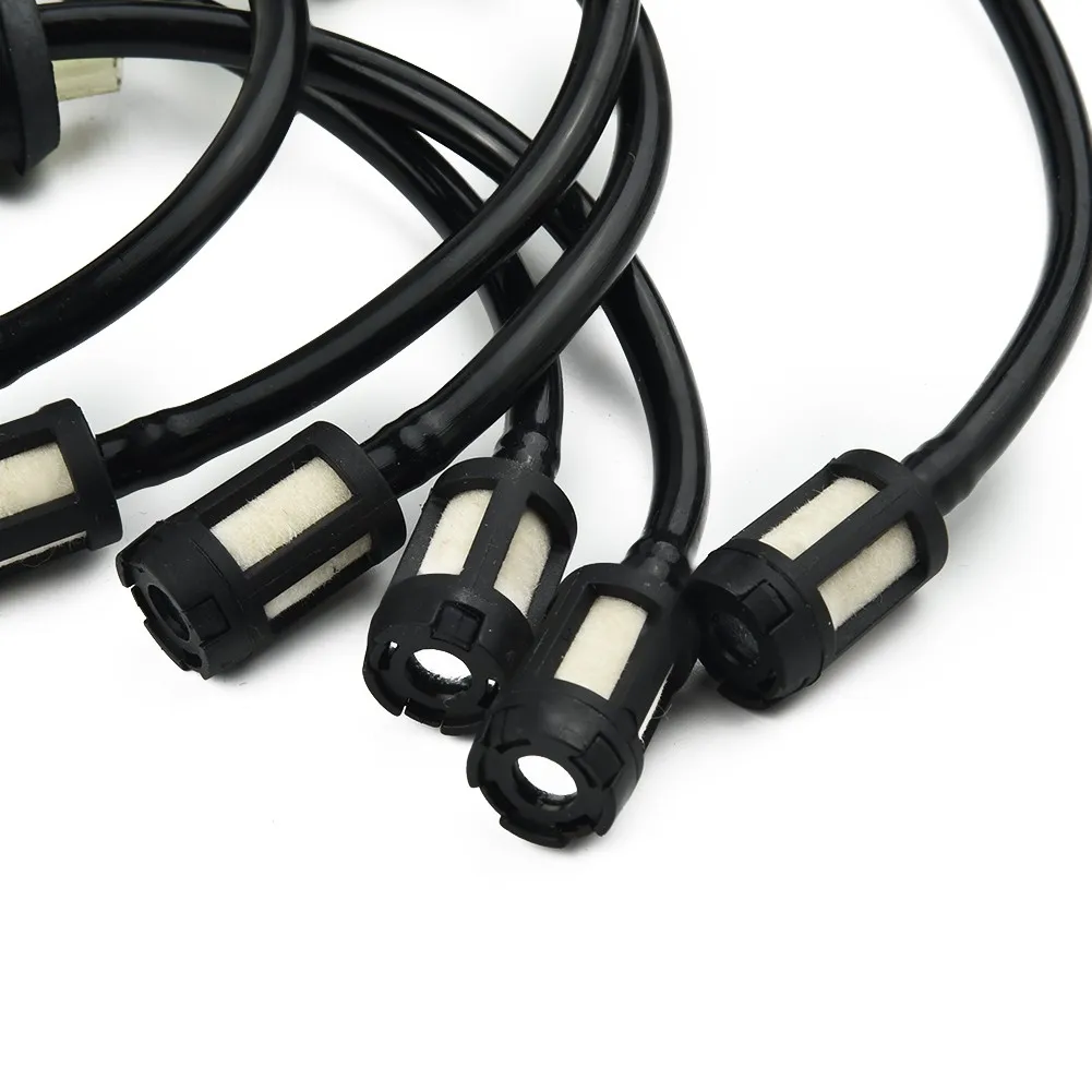 10x Kit de tubería de manguera de combustible con filtro de combustible para recortadora de 4 tiempos, desbrozadora, cortacésped, conjunto de tubería de aceite Universal