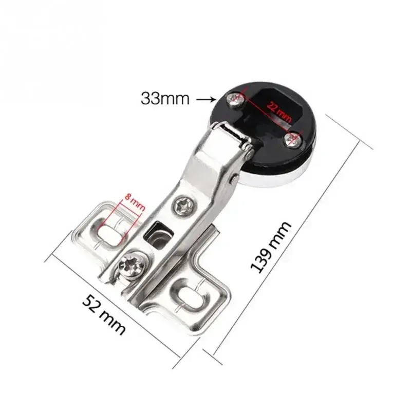 Kitchen Cupboard Glass Door Hinge Home Wine Cabinet Hardware 26mm Cup Screws Dropshipping#734