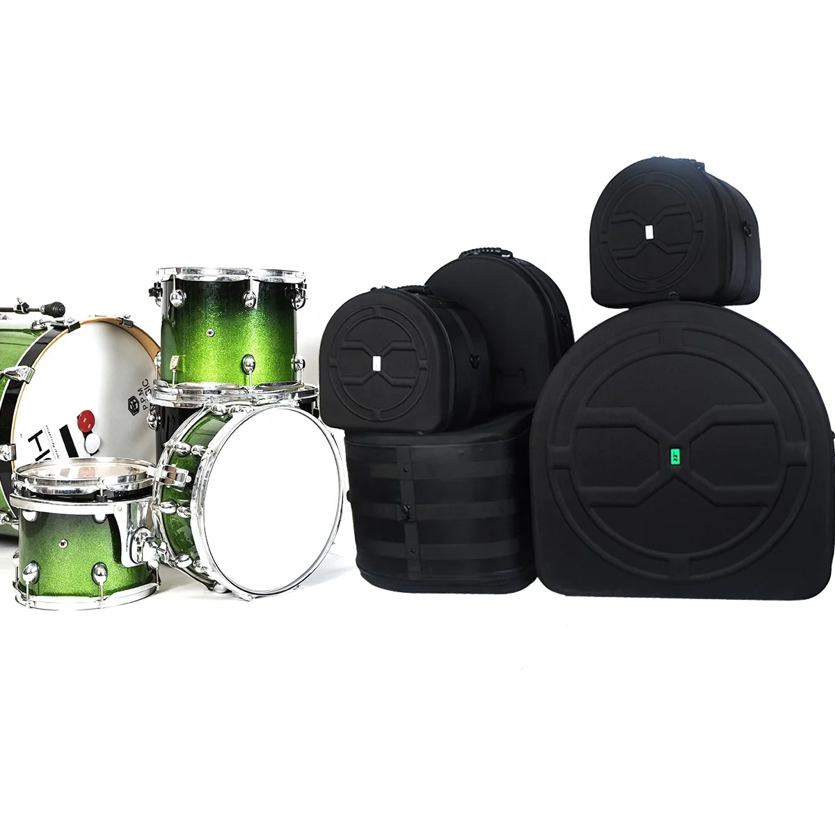 5 piece hard case Drum Bag Set for Standard Kits