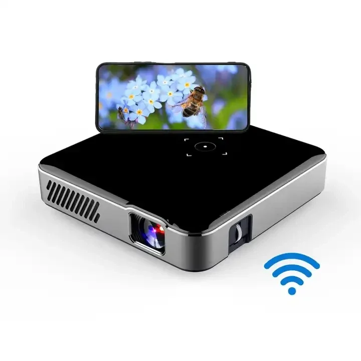 Salange S350 Ultra Mini Portable Projector HD 1080p Projector 4k support LED DLP Rechargeable Pico Projector