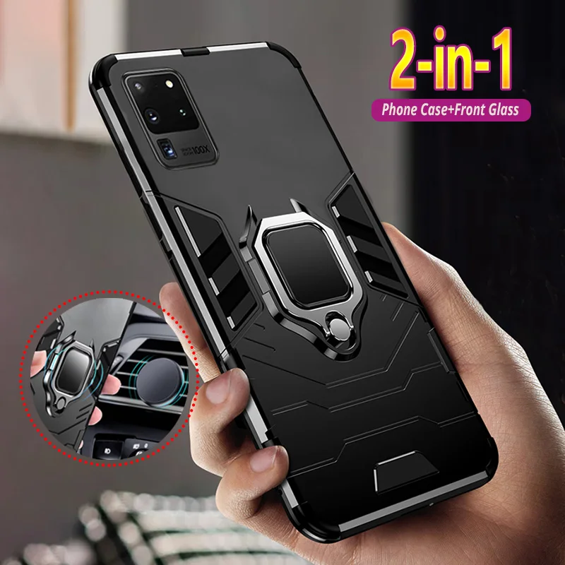 Case For Samsung Galaxy S21 Ultra S20 Fan Edition S10 Lite S10E Note 20 9 10 Plus 4G 5G Armor Shock Proof Magnetic Phone Cover