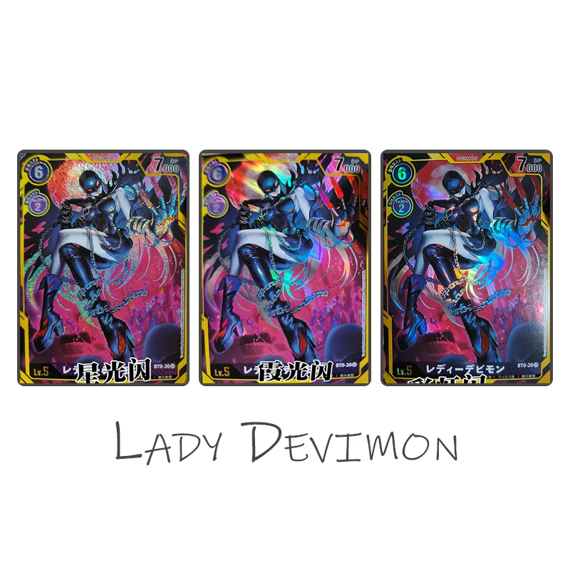 Digimon Adventure Diy Homemade Card Anime Character Lady Devimon Ishida Yamato to Collectible Card Christmas Birthday Gift