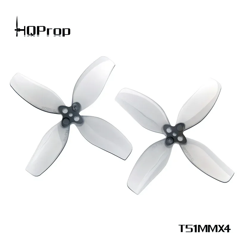 

10Pairs (10CW+10CCW) HQPROP D2X1.9X1.5mm 4-Blade PC Propeller for FPV Freestyle 2inch Cinewhoop Drones DIY Parts