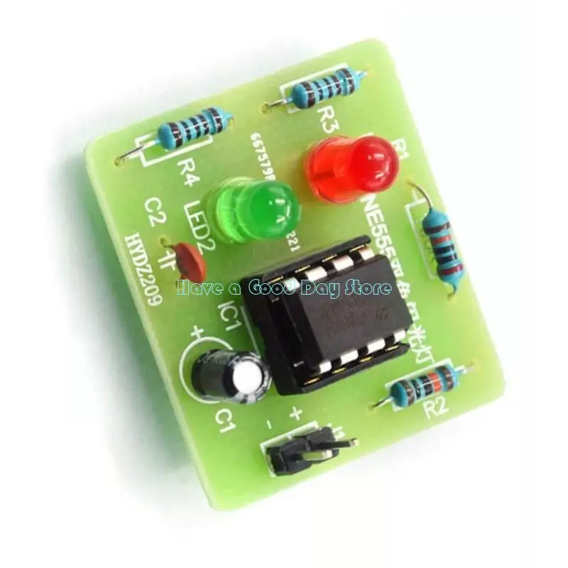 462D Educational Practice Flashing Light Adjustable Blinking Lights Double Color LED