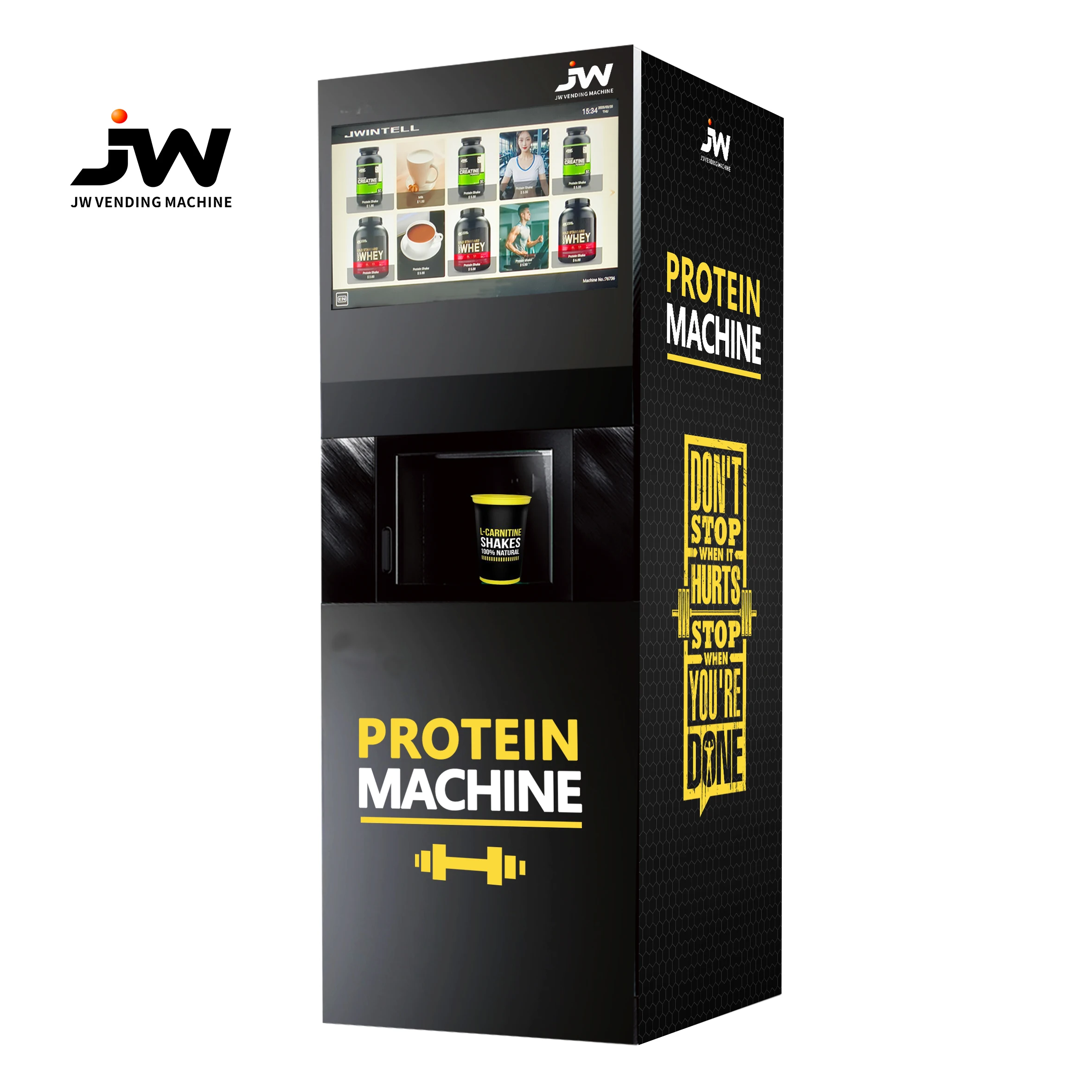 Commercial Customized Automatic Self Service Vending Machine Protein Shake Vending Machine With QR Code With Sport Shake Drink