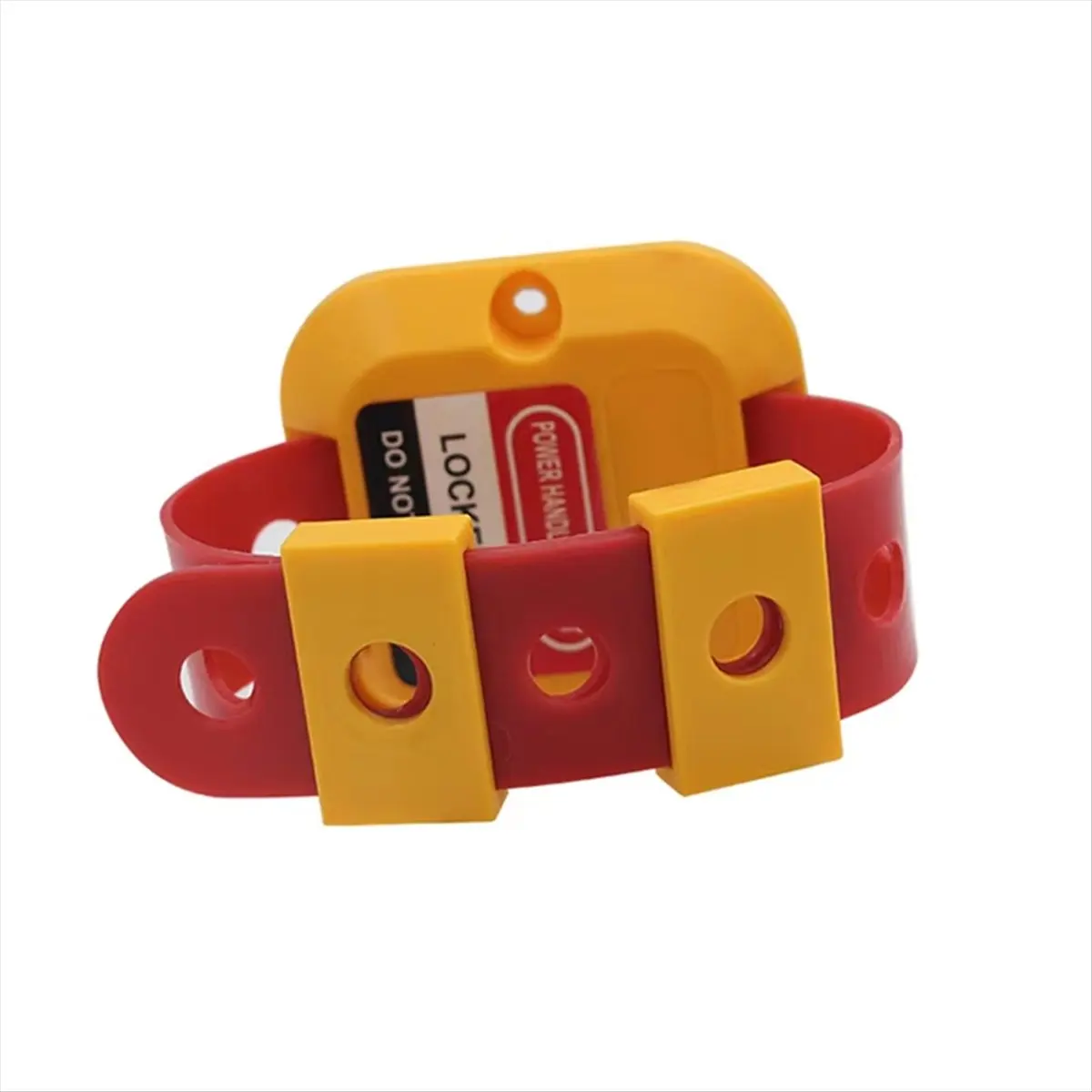 For Prevent Misoperation and Energy Isolation,Self-Adhesive Warning Mark Electrical Panel Handle Lockout