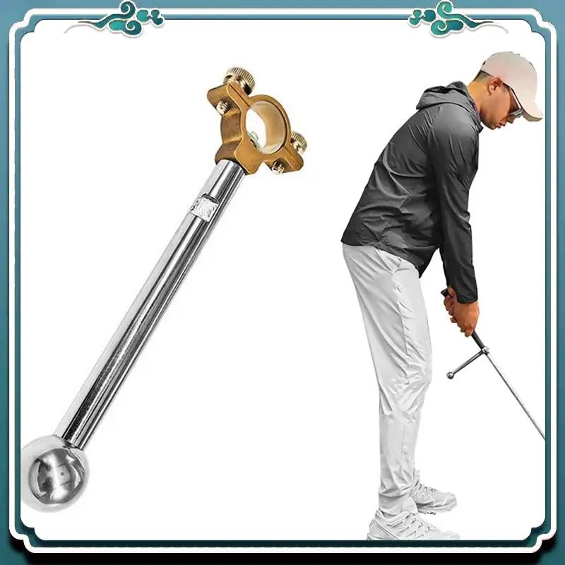 

A65G-Golf Swing Trainer Putting Practice Training Aids Golf Ball Posture Correction Swing Stick Golf Supplies