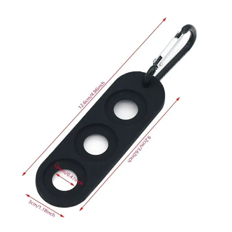 R6FE Billiard Cue يغطي حامل البلياردو معدات التدريب للاعب المحترف 3 Slot Pool Cue Coves Holder #6