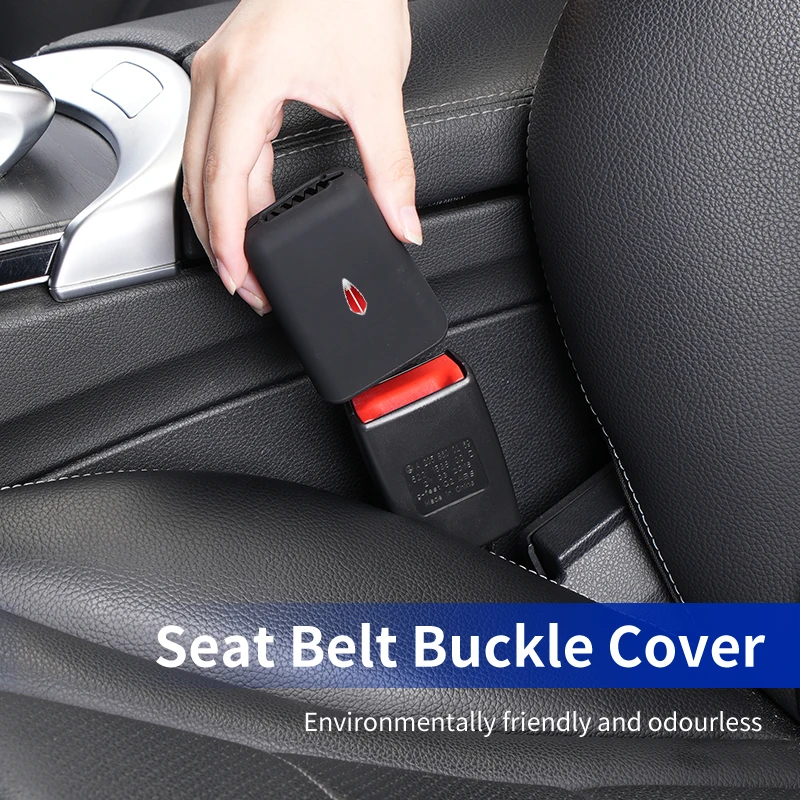 New Car Seat Belt Buckle Cover Safety Belt Buckle Protective Cover For Hongqi H…
