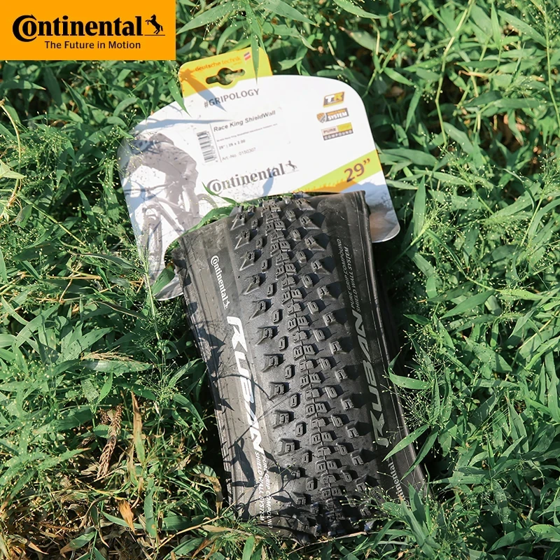 Continental Ruban Tubeless Ready Folding Tire 29x2.1/2.3 Pure Grip Compound Shield Wall System180TPI Anti Puncture MTB Tyre