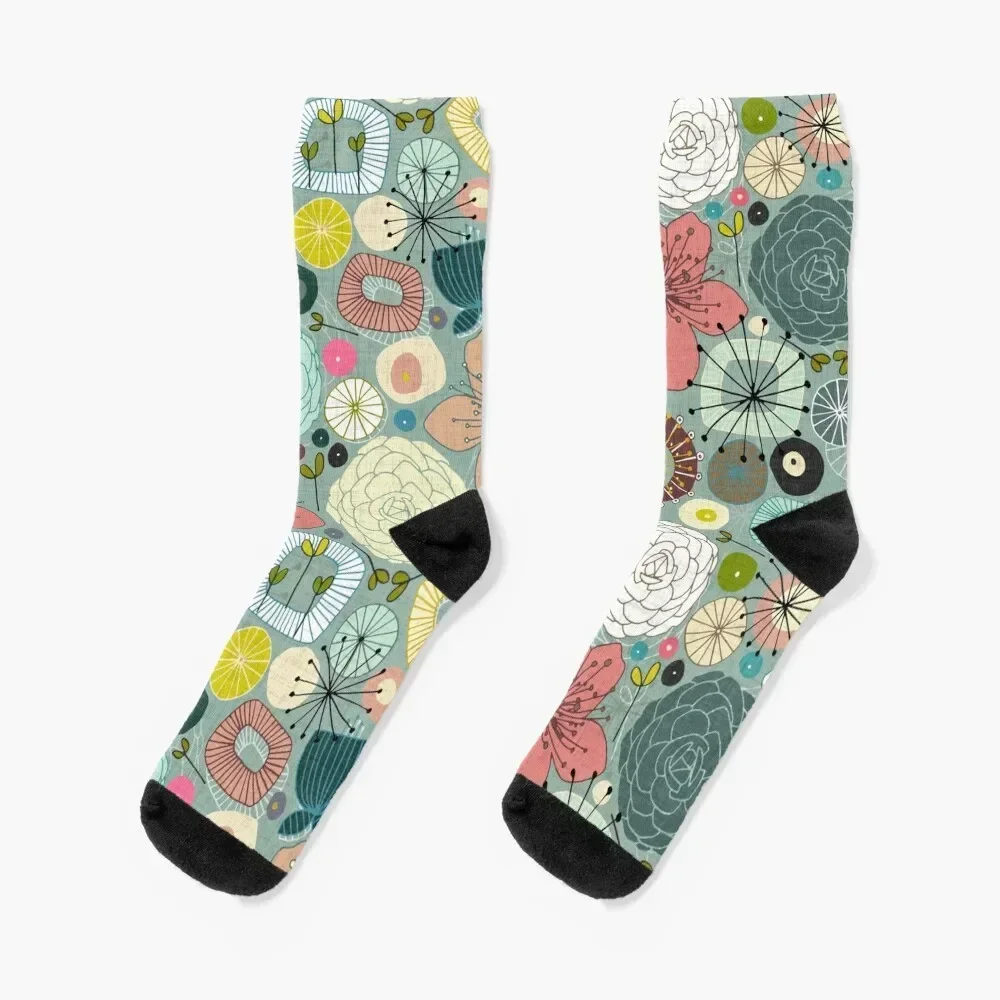 

oriental blooms Socks designer brand with print essential Men's Socks Luxury Women's