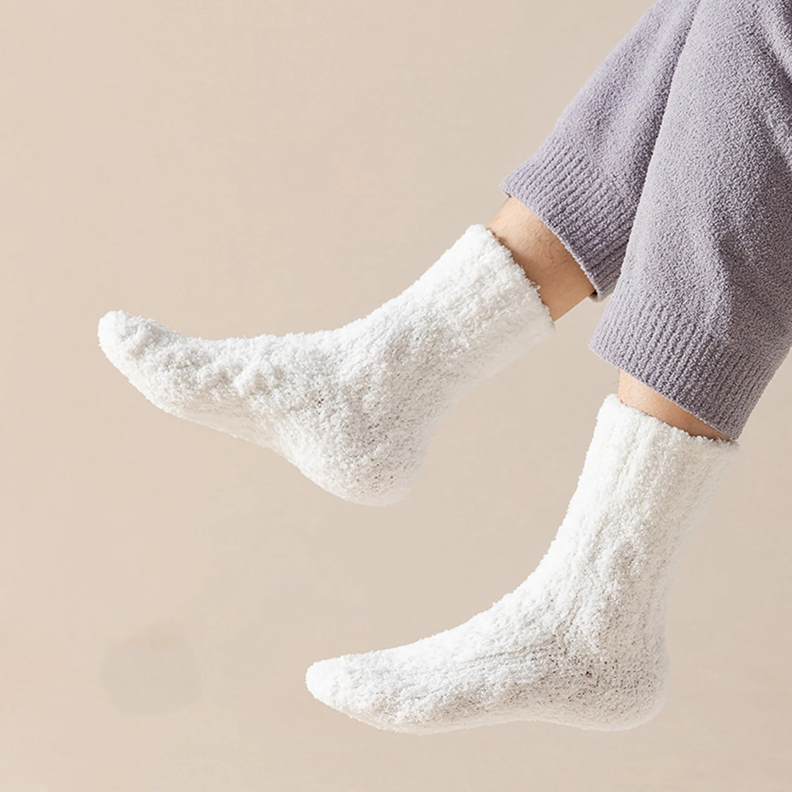 Women's Fluffy Cozy Socks Fluffy Socks Cozy Warm Home Sleeping Winter Socks for Ladies Bootie Trouser