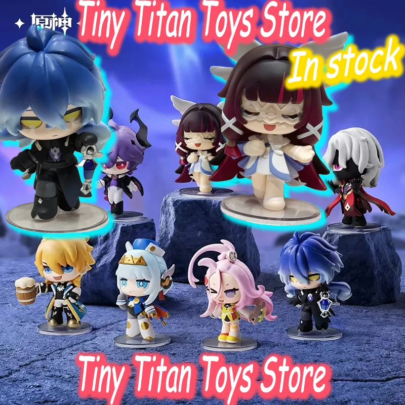 

POP MART Blind Box Genshin Impact Carnival Gathering Q Version Figures Authentic Collectible Ornaments Toy Gift For Anime Fans