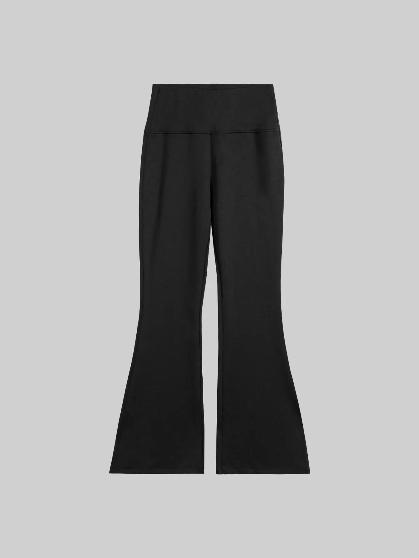 Women's Black High Waisted Flare Pants - Casual Chic Outfit #2