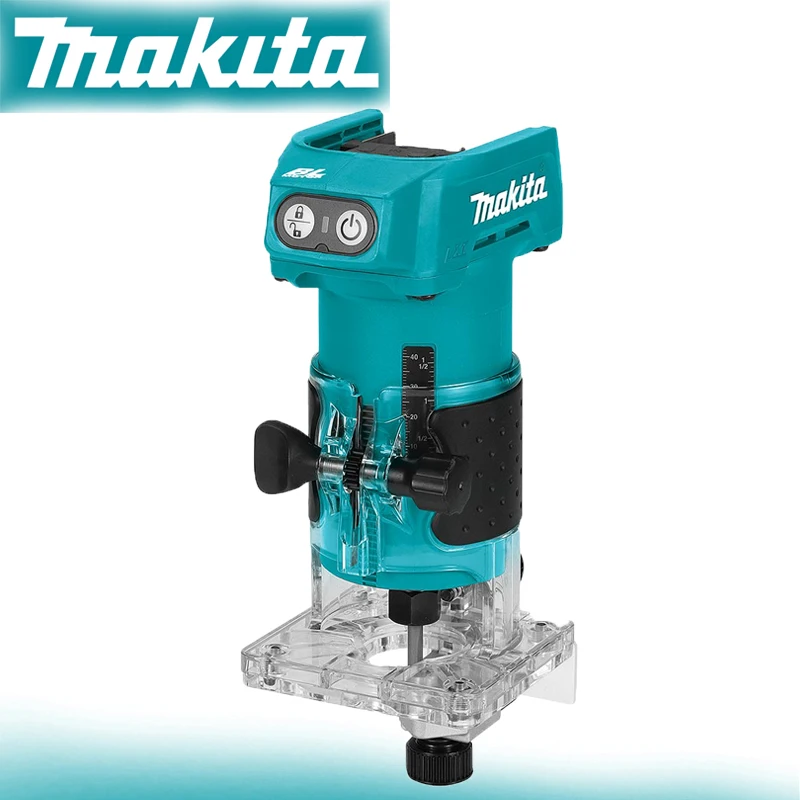 Makita DRT52Z 18V LXT Cordless Brushless Laminate Trimmer 30000RPM No Load Speed Rubberised Soft Grip Power Tools