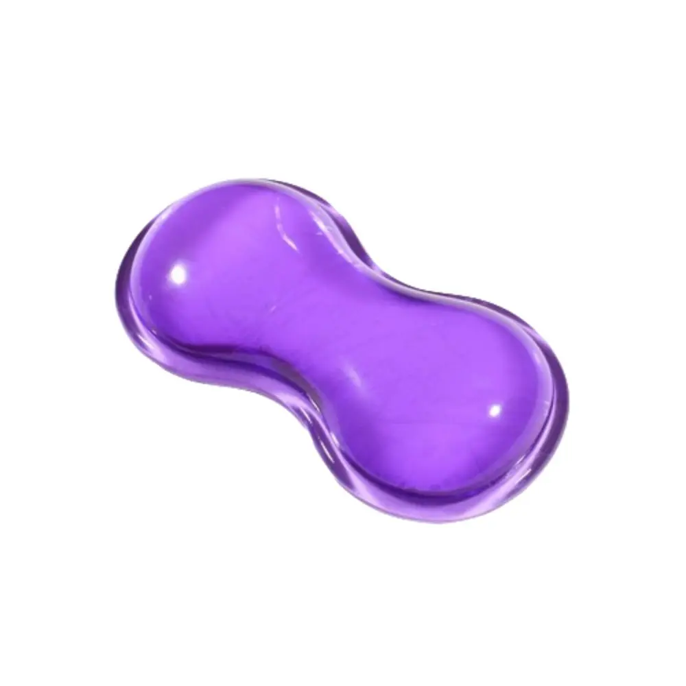 من السهل التنظيف، مسند معصم الماوس الشفاف المبتكر، وسادة مسند المعصم الجلية الناعمة الشفافة، وسادة دعم المعصم المريحة للماوس للمكتب