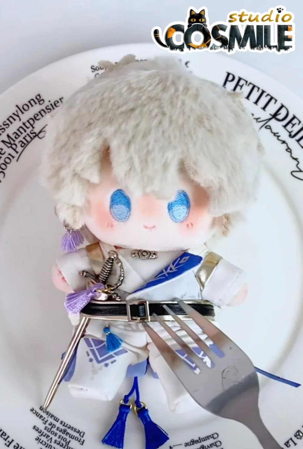 10 سنتيمتر Xavier الحب والفضاء العميق شين شينغوي فارس هنتر Lumiere زي بلوشي أفخم 10 سنتيمتر دمية الجسم الملابس لعبة هدية BB ديسمبر