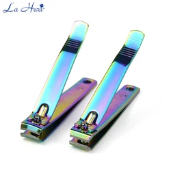 1PCS Stainless Steel Nail Clipper Set - Large Straight & Curved Edge Nail Trimmer Toenail Nipper Cutter Manicure Tool