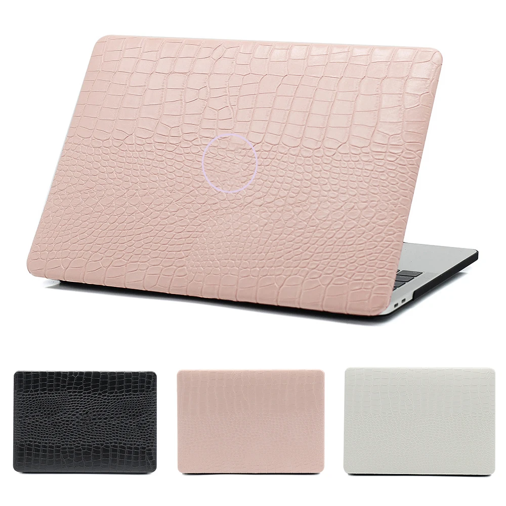 

Hollowed Out Case for Macbook Air 13 M1 A2337 A2179 A1932 13.3 Inches Leather Cover for Mac 2020 Air13 Crocodile Skin Shell