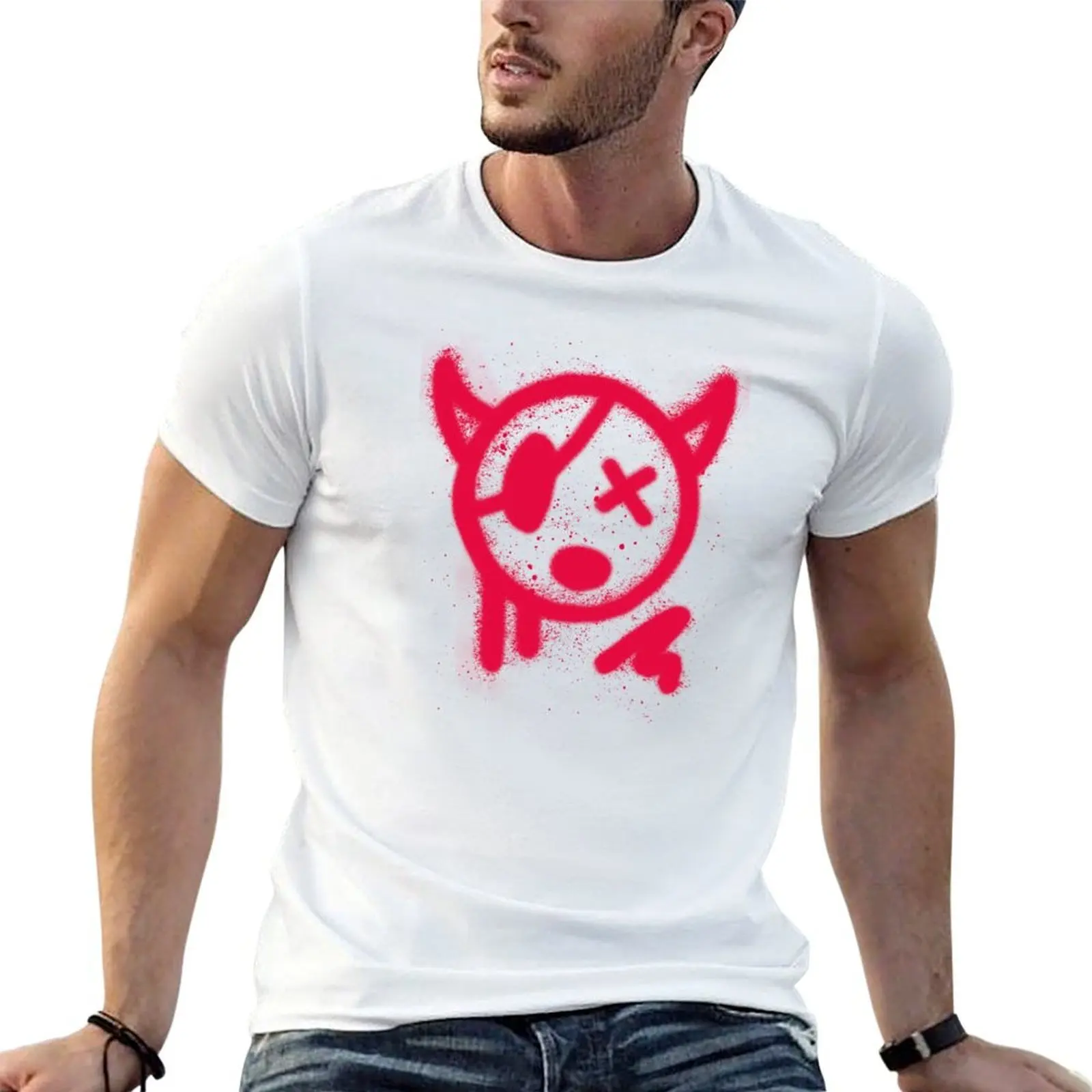 

Graffiti Devil T-Shirt anime t shirts oversize anime t shirts for man T-Shirt
