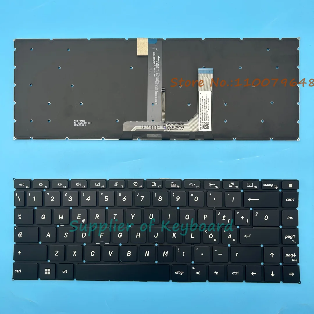 NOWA klawiatura US/SP/FR/IT/PO/CZ/AR/HB do MSI PS42 Modern 8RC 8RA 8MO 8RB 8M MS-14B1 MS-14B2 P65 Creator 8SD 8SE 8SF 9SD 9SE 9SF — zdjęcie 3